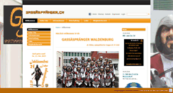 Desktop Screenshot of gassaespraenger.ch