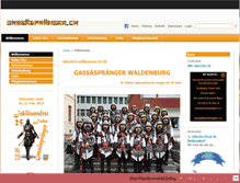 Tablet Screenshot of gassaespraenger.ch